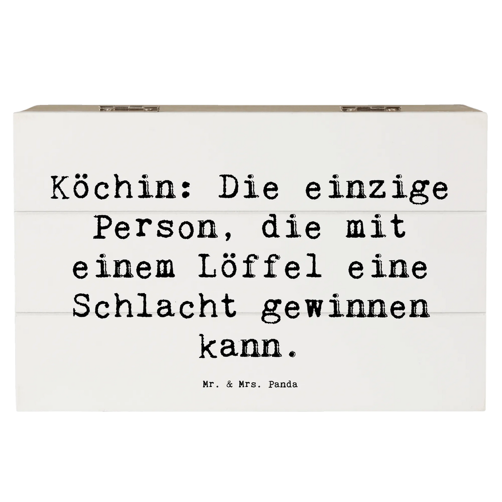 Wooden chest Saying Köchin: Die einzige Person, die mit einem Löffel eine Schlacht gewinnen kann. Geschenkdose, Truhe, Aufbewahrungsbox, Schatzkiste, Dekokiste, Geschenkbox, Erinnerungsbox, XXL, Erinnerungskiste, Holzkiste, Schatulle, Kiste, Beruf, Ausbildung, Jubiläum, Abschied, Rente, Kollege, Kollegin, Geschenk, Schenken, Arbeitskollege, Mitarbeiter, Firma, Danke, Dankeschön