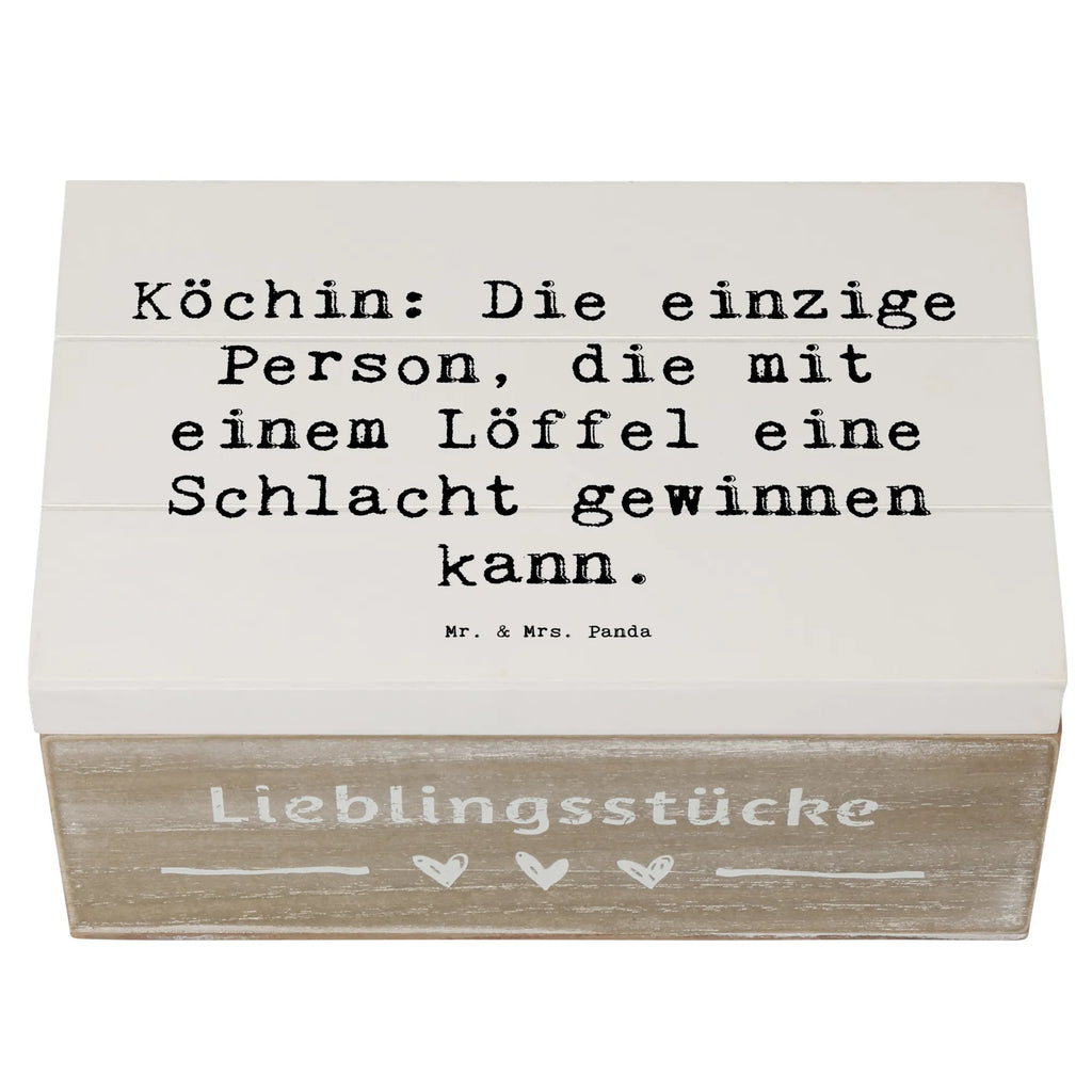 Wooden chest Saying Köchin: Die einzige Person, die mit einem Löffel eine Schlacht gewinnen kann. Geschenkdose, Truhe, Aufbewahrungsbox, Schatzkiste, Dekokiste, Geschenkbox, Erinnerungsbox, XXL, Erinnerungskiste, Holzkiste, Schatulle, Kiste, Beruf, Ausbildung, Jubiläum, Abschied, Rente, Kollege, Kollegin, Geschenk, Schenken, Arbeitskollege, Mitarbeiter, Firma, Danke, Dankeschön