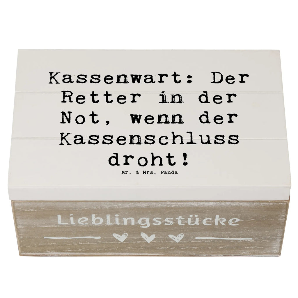 Holzkiste Spruch Kassenwart: Der Retter in der Not, wenn der Kassenschluss droht! Geschenkbox, Kiste, Schatulle, XXL, Erinnerungsbox, Holzkiste, Dekokiste, Schatzkiste, Aufbewahrungsbox, Erinnerungskiste, Truhe, Geschenkdose, Beruf, Ausbildung, Jubiläum, Abschied, Rente, Kollege, Kollegin, Geschenk, Schenken, Arbeitskollege, Mitarbeiter, Firma, Danke, Dankeschön