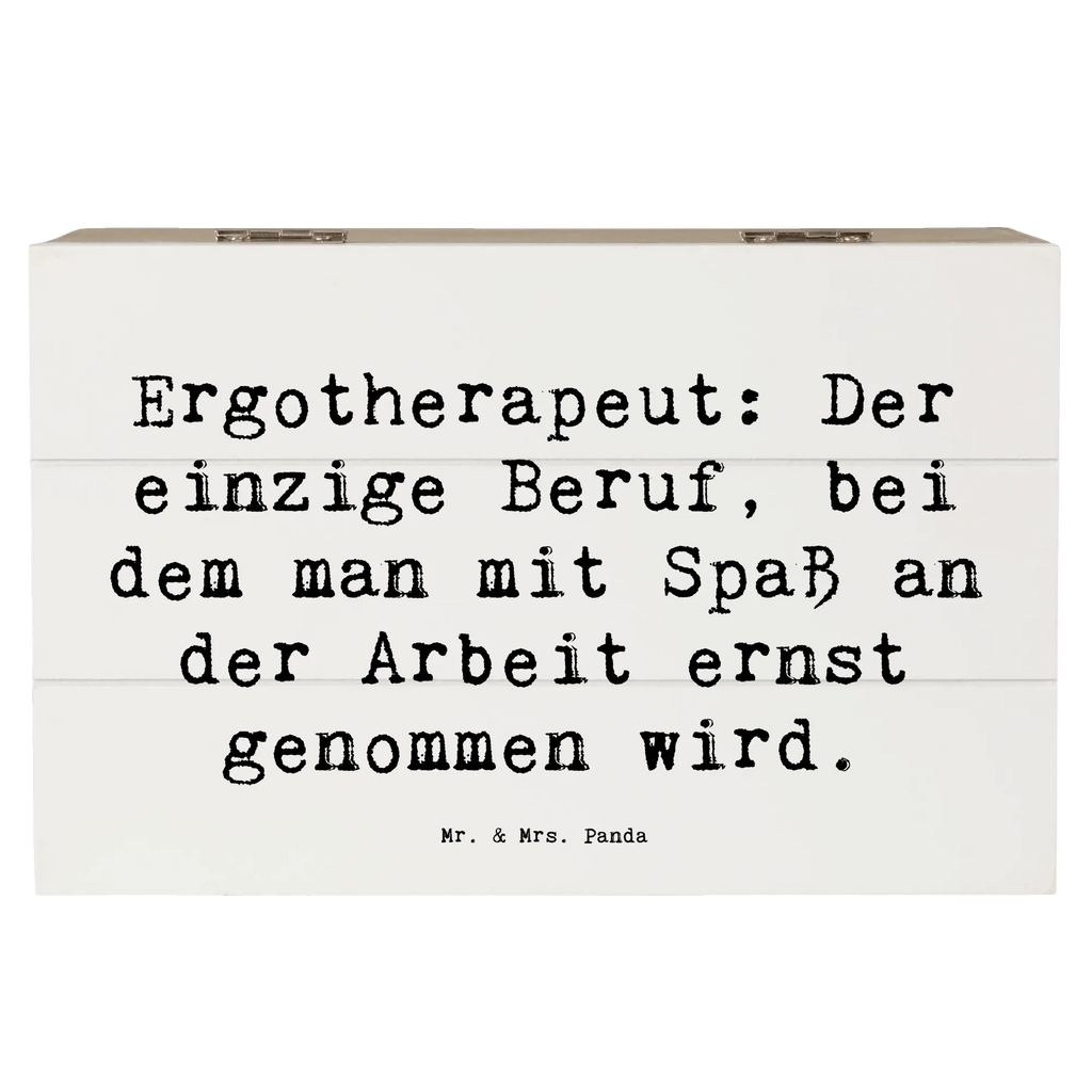 Holzkiste Spruch Ergotherapeut: Der einzige Beruf, bei dem man mit Spaß an der Arbeit ernst genommen wird. XXL, Holzkiste, Geschenkbox, Dekokiste, Erinnerungsbox, Geschenkdose, Schatulle, Kiste, Schatzkiste, Truhe, Erinnerungskiste, Aufbewahrungsbox, Beruf, Ausbildung, Jubiläum, Abschied, Rente, Kollege, Kollegin, Geschenk, Schenken, Arbeitskollege, Mitarbeiter, Firma, Danke, Dankeschön
