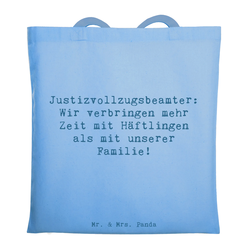 Tote bag Saying Justizvollzugsbeamter: Wir verbringen mehr Zeit mit Häftlingen als mit unserer Familie! Jutebeutel, Badetasche, Einkaufstasche, Strandtasche, Einkaufstüte, Beutel, Schultertasche, Beuteltasche, Shopper, Stoffbeutel, Umhängetasche, Tasche, Tragetasche, Laptoptasche, Stofftasche, Jutetasche, Beruf, Ausbildung, Jubiläum, Abschied, Rente, Kollege, Kollegin, Geschenk, Schenken, Arbeitskollege, Mitarbeiter, Firma, Danke, Dankeschön