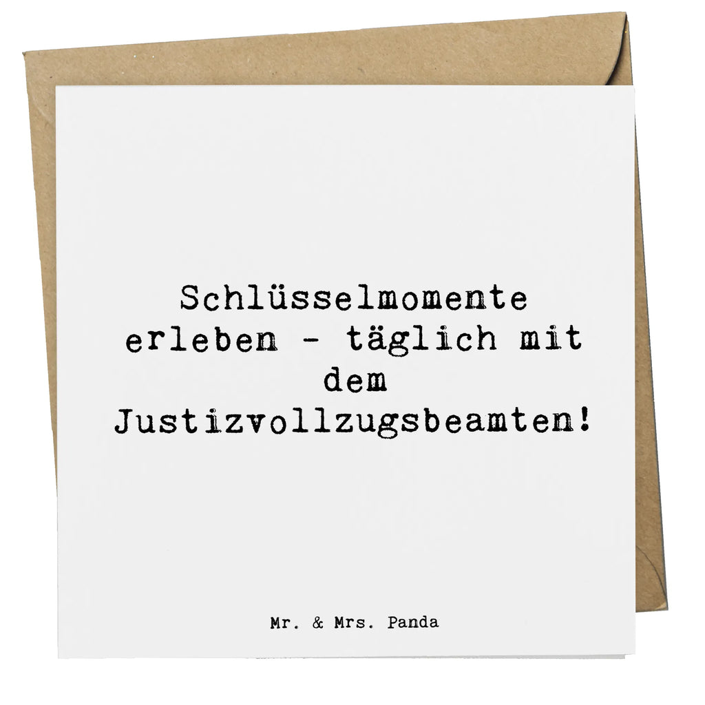 Deluxe Card Saying Schlüsselmomente erleben - täglich mit dem Justizvollzugsbeamten! Glückwunschkarte, Hochzeitskarte, Karte, Klappkarte, Hochwertige Klappkarte, Einladungskarte, Hochwertige Grußkarte, Grußkarte, Geburtstagskarte, Beruf, Ausbildung, Jubiläum, Abschied, Rente, Kollege, Kollegin, Geschenk, Schenken, Arbeitskollege, Mitarbeiter, Firma, Danke, Dankeschön