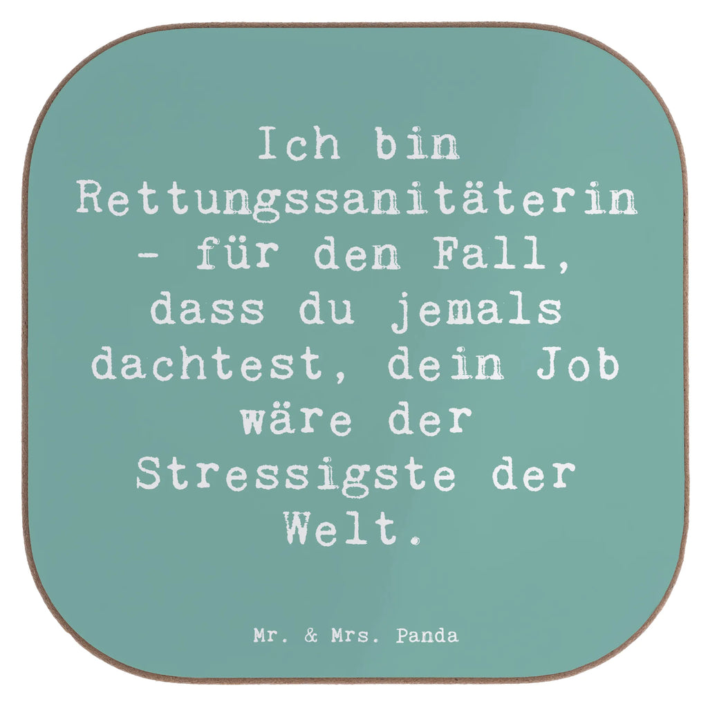 Square coaster Saying Ich bin Rettungssanitäterin - für den Fall, dass du jemals dachtest, dein Job wäre der Stressigste der Welt. Tassen Untersetzer, Holzuntersetzer, Untersetzer für Gläser, Glasuntersetzer, Untersetzer Holz, Untersetzer aus Holz, Korkuntersetzer, Bierdeckel, Untersetzer, Getränkeuntersetzer, Untersetzer Gläser, Untersetzer Design, Beruf, Ausbildung, Jubiläum, Abschied, Rente, Kollege, Kollegin, Geschenk, Schenken, Arbeitskollege, Mitarbeiter, Firma, Danke, Dankeschön