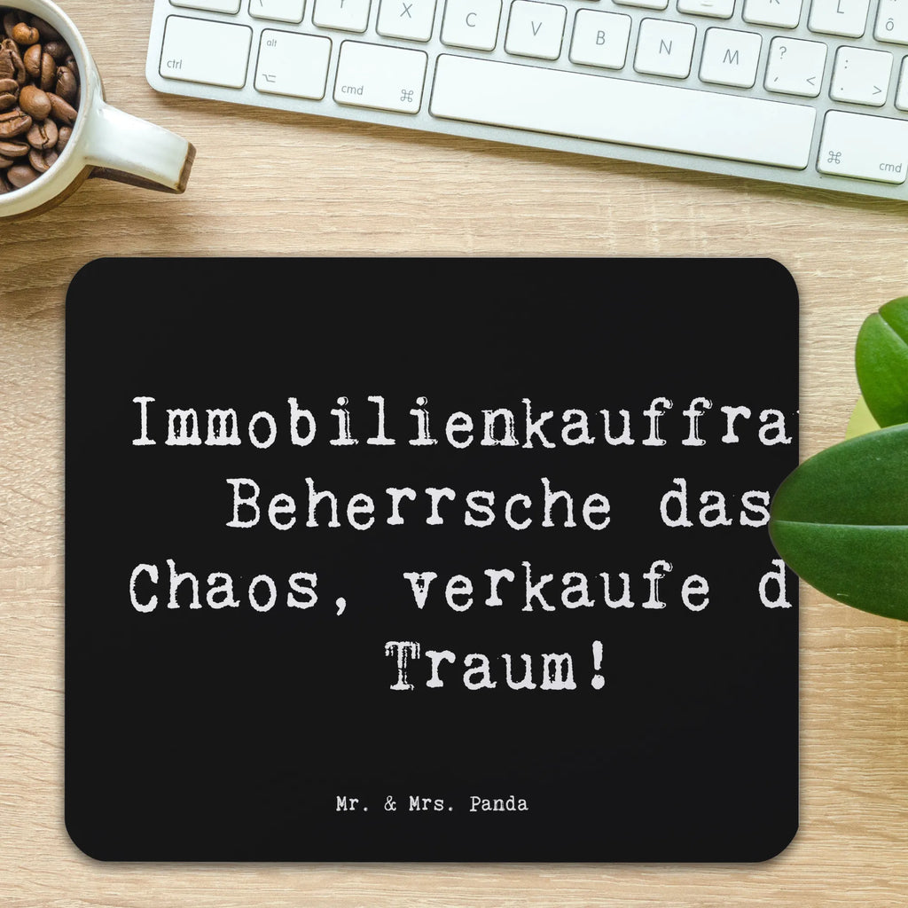 Mouse mat Saying Immobilienkauffrau: Beherrsche das Chaos, verkaufe den Traum! Einzigartiges Mauspad, Mauspad, Designer Mauspad, Büroausstattung, Arbeitszimmer, Computer zubehör, Mousepad, Mausunterlage, PC Zubehör, Mauspad Büro, Beruf, Ausbildung, Jubiläum, Abschied, Rente, Kollege, Kollegin, Geschenk, Schenken, Arbeitskollege, Mitarbeiter, Firma, Danke, Dankeschön