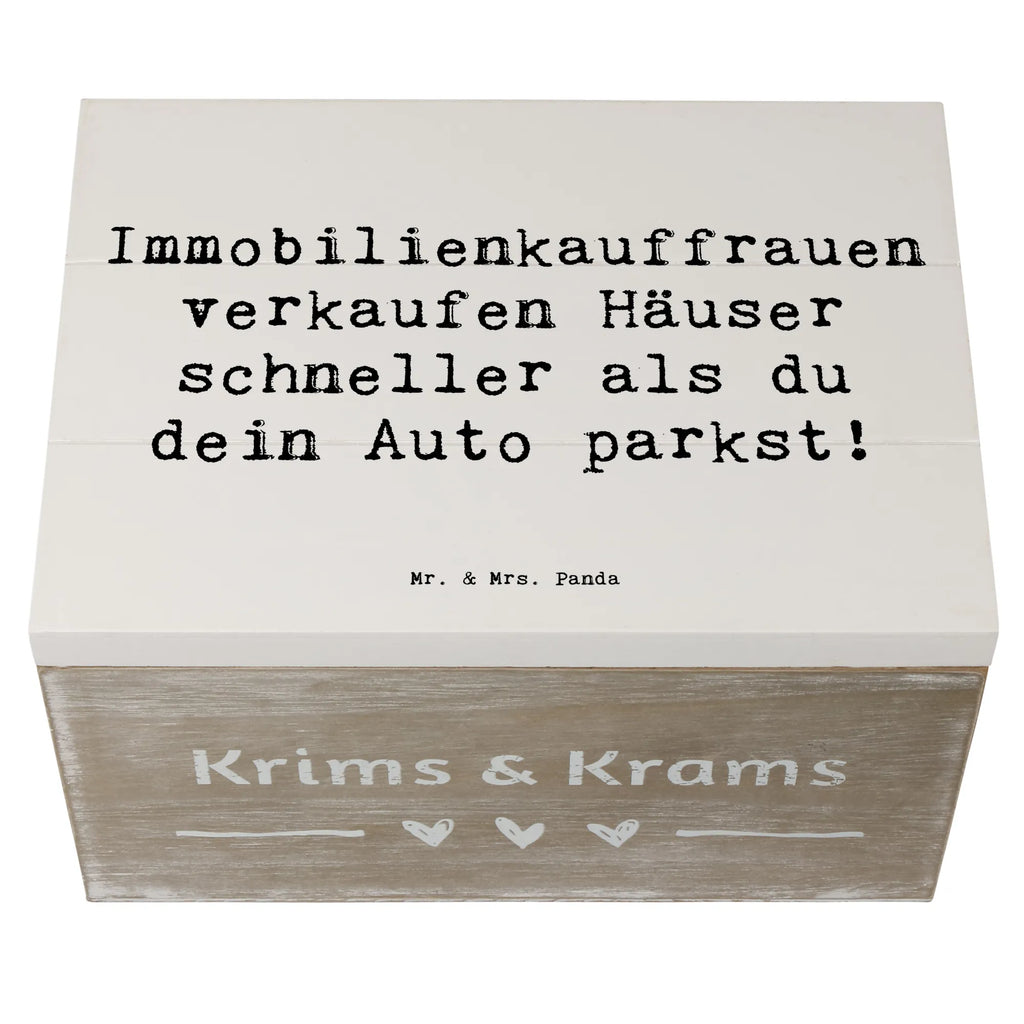 Holzkiste Spruch Immobilienkauffrauen verkaufen Häuser schneller als du dein Auto parkst! XXL, Aufbewahrungsbox, Geschenkbox, Erinnerungskiste, Schatulle, Schatzkiste, Truhe, Geschenkdose, Dekokiste, Kiste, Erinnerungsbox, Holzkiste, Beruf, Ausbildung, Jubiläum, Abschied, Rente, Kollege, Kollegin, Geschenk, Schenken, Arbeitskollege, Mitarbeiter, Firma, Danke, Dankeschön