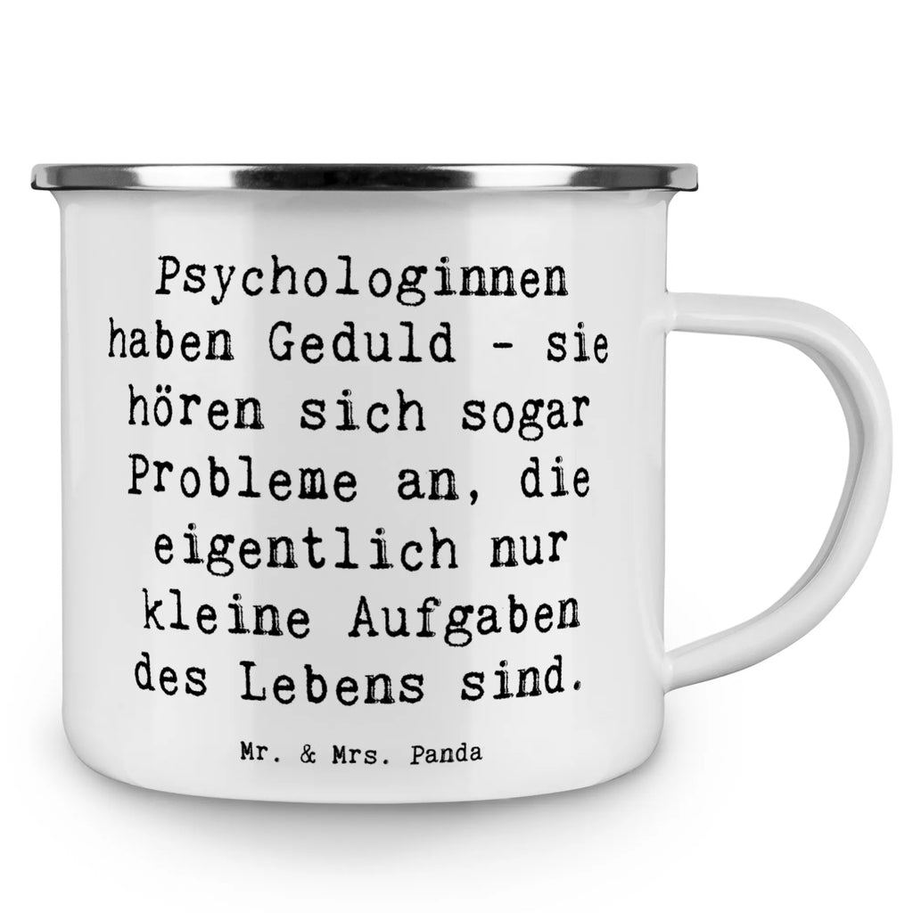Enamel camping mug Saying Psychologinnen haben Geduld - sie hören sich sogar Probleme an, die eigentlich nur kleine Aufgaben des Lebens sind. Campingtassen, Outdoor Tasse, Camping Tassen Emaille, Camping Tasse Emaille, Tasse Camping, Metalltasse für Camping, Emaille Trinkbecher, Camping Becher, Emaille Tasse, Trinkbecher, Metall Tasse, Blechtasse, Tasse Emaille, Camping Tasse Metall, Emaille Becher Camping, Emaille Campingbecher, Metalltasse, Blechtasse Outdoor, Emailletasse, Blechtassen, Campingbecher, Edelstahl Trinkbecher, Kaffee Blechtasse, Emaille Tasse Camping, Campingtasse, Camping Tassen, Emaille Tassen, Emaille Becher, Camping Becher Edelstahl, Outdoor Becher, Beruf, Ausbildung, Jubiläum, Abschied, Rente, Kollege, Kollegin, Geschenk, Schenken, Arbeitskollege, Mitarbeiter, Firma, Danke, Dankeschön