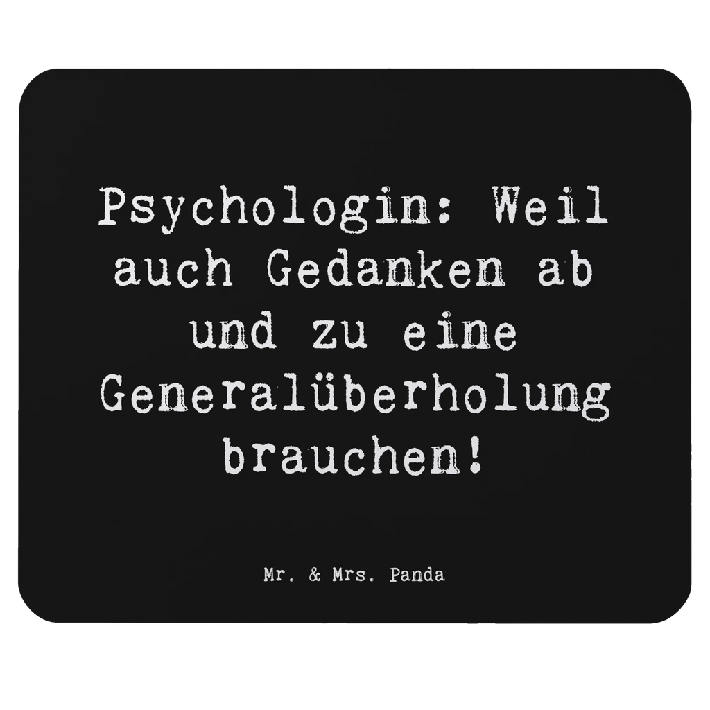 Mouse mat Saying Psychologin: Weil auch Gedanken ab und zu eine Generalüberholung brauchen! Computer zubehör, Einzigartiges Mauspad, Mausunterlage, PC Zubehör, Designer Mauspad, Mauspad Büro, Mousepad, Mauspad, Büroausstattung, Arbeitszimmer, Beruf, Ausbildung, Jubiläum, Abschied, Rente, Kollege, Kollegin, Geschenk, Schenken, Arbeitskollege, Mitarbeiter, Firma, Danke, Dankeschön