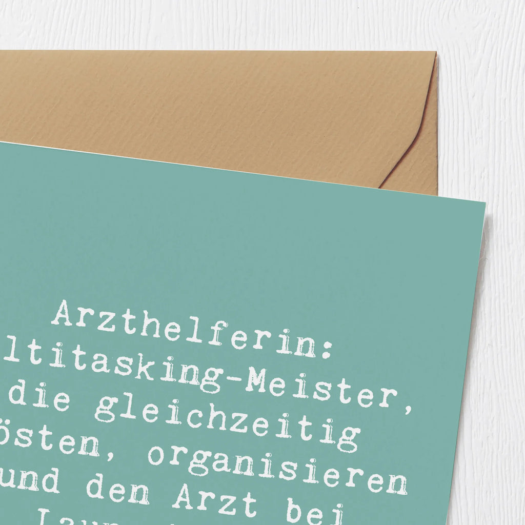 Deluxe Karte Spruch Arzthelferin Meister Grußkarte, Hochzeitskarte, Einladungskarte, Hochwertige Grußkarte, Hochwertige Klappkarte, Klappkarte, Geburtstagskarte, Glückwunschkarte, Karte, Beruf, Ausbildung, Jubiläum, Abschied, Rente, Kollege, Kollegin, Geschenk, Schenken, Arbeitskollege, Mitarbeiter, Firma, Danke, Dankeschön