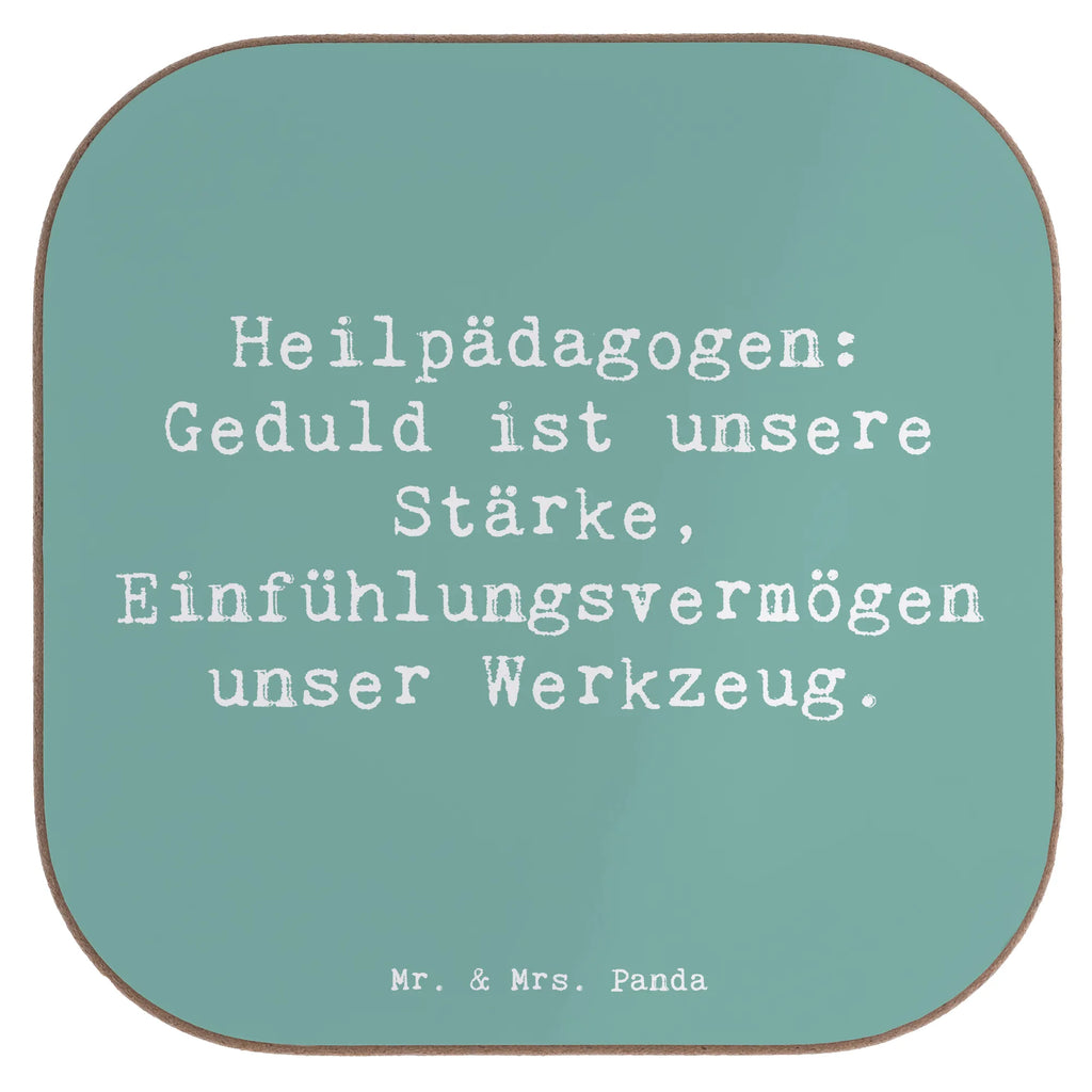 Square coaster Saying Heilpädagogen: Geduld ist unsere Stärke, Einfühlungsvermögen unser Werkzeug. Untersetzer Holz, Glasuntersetzer, Untersetzer Design, Holzuntersetzer, Korkuntersetzer, Bierdeckel, Untersetzer aus Holz, Untersetzer für Gläser, Getränkeuntersetzer, Untersetzer, Untersetzer Gläser, Tassen Untersetzer, Beruf, Ausbildung, Jubiläum, Abschied, Rente, Kollege, Kollegin, Geschenk, Schenken, Arbeitskollege, Mitarbeiter, Firma, Danke, Dankeschön