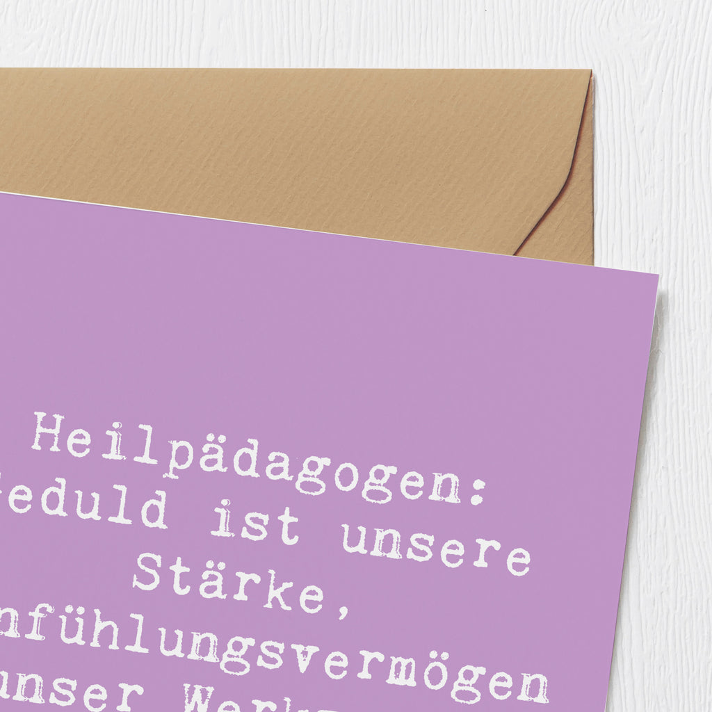 Deluxe Karte Spruch Heilpädagogin Geduld Karte, Hochwertige Klappkarte, Einladungskarte, Hochwertige Grußkarte, Klappkarte, Hochzeitskarte, Glückwunschkarte, Grußkarte, Geburtstagskarte, Beruf, Ausbildung, Jubiläum, Abschied, Rente, Kollege, Kollegin, Geschenk, Schenken, Arbeitskollege, Mitarbeiter, Firma, Danke, Dankeschön