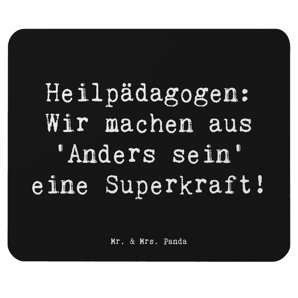 Mouse mat Saying Heilpädagogen: Wir machen aus 'Anders sein' eine Superkraft! Computer zubehör, Mousepad, Mauspad, PC Zubehör, Einzigartiges Mauspad, Arbeitszimmer, Designer Mauspad, Büroausstattung, Mauspad Büro, Mausunterlage, Beruf, Ausbildung, Jubiläum, Abschied, Rente, Kollege, Kollegin, Geschenk, Schenken, Arbeitskollege, Mitarbeiter, Firma, Danke, Dankeschön
