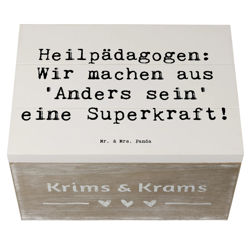 Holzkiste Spruch Heilpädagogin Superkraft Aufbewahrungsbox, Dekokiste, Truhe, Geschenkdose, Erinnerungskiste, Erinnerungsbox, Geschenkbox, Kiste, XXL, Holzkiste, Schatzkiste, Schatulle, Beruf, Ausbildung, Jubiläum, Abschied, Rente, Kollege, Kollegin, Geschenk, Schenken, Arbeitskollege, Mitarbeiter, Firma, Danke, Dankeschön
