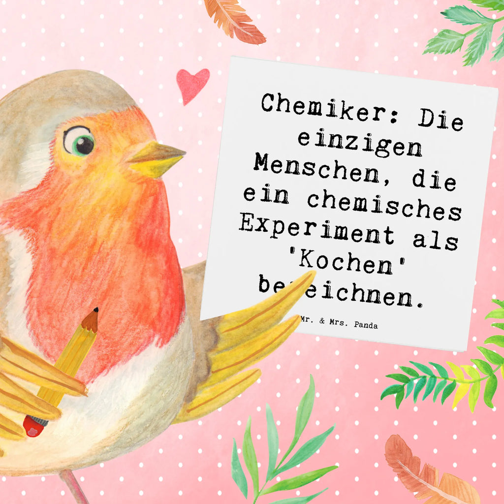 Deluxe Card Saying Chemiker: Die einzigen Menschen, die ein chemisches Experiment als 'Kochen' bezeichnen. Karte, Hochwertige Grußkarte, Hochzeitskarte, Grußkarte, Einladungskarte, Geburtstagskarte, Klappkarte, Hochwertige Klappkarte, Glückwunschkarte, Beruf, Ausbildung, Jubiläum, Abschied, Rente, Kollege, Kollegin, Geschenk, Schenken, Arbeitskollege, Mitarbeiter, Firma, Danke, Dankeschön