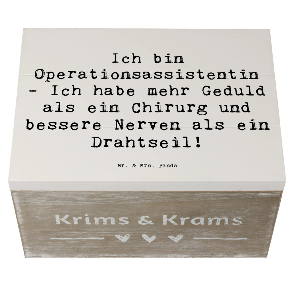 Holzkiste Spruch Geduld Operationsassistentin Aufbewahrungsbox, Truhe, Erinnerungskiste, Schatzkiste, Holzkiste, Erinnerungsbox, Geschenkbox, Kiste, XXL, Geschenkdose, Dekokiste, Schatulle, Beruf, Ausbildung, Jubiläum, Abschied, Rente, Kollege, Kollegin, Geschenk, Schenken, Arbeitskollege, Mitarbeiter, Firma, Danke, Dankeschön