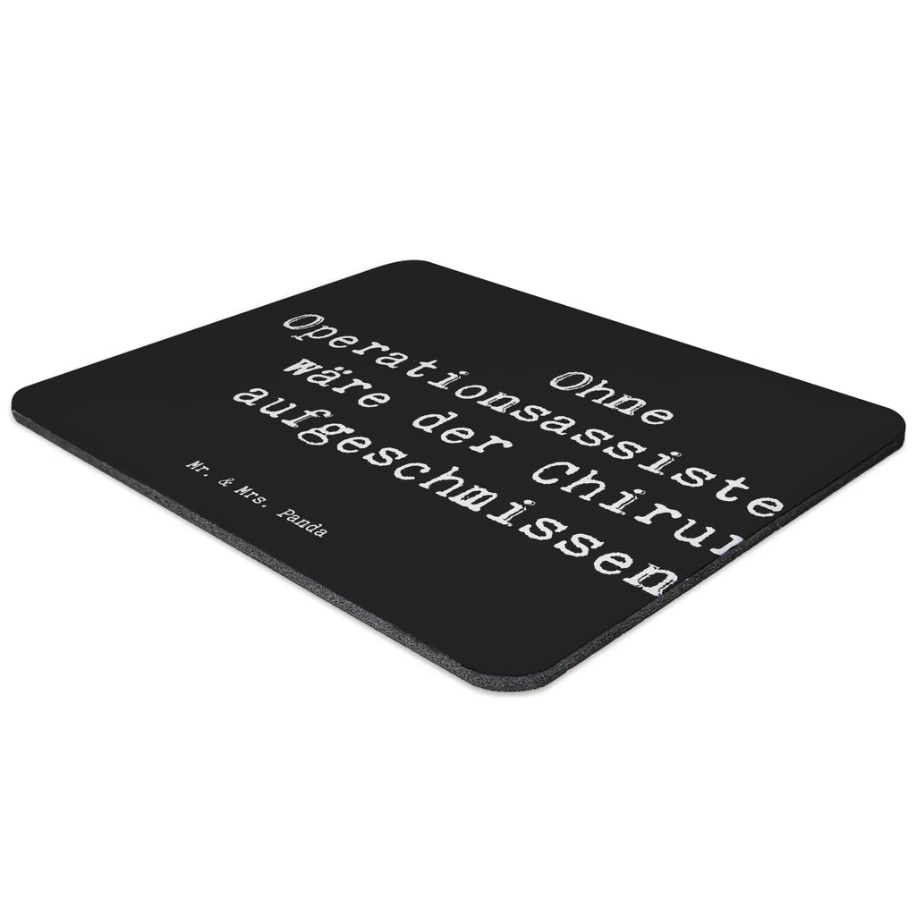 Mouse mat Saying Ohne Operationsassistentin wäre der Chirurg aufgeschmissen! Büroausstattung, Mausunterlage, PC Zubehör, Designer Mauspad, Mousepad, Mauspad Büro, Computer zubehör, Mauspad, Einzigartiges Mauspad, Arbeitszimmer, Beruf, Ausbildung, Jubiläum, Abschied, Rente, Kollege, Kollegin, Geschenk, Schenken, Arbeitskollege, Mitarbeiter, Firma, Danke, Dankeschön