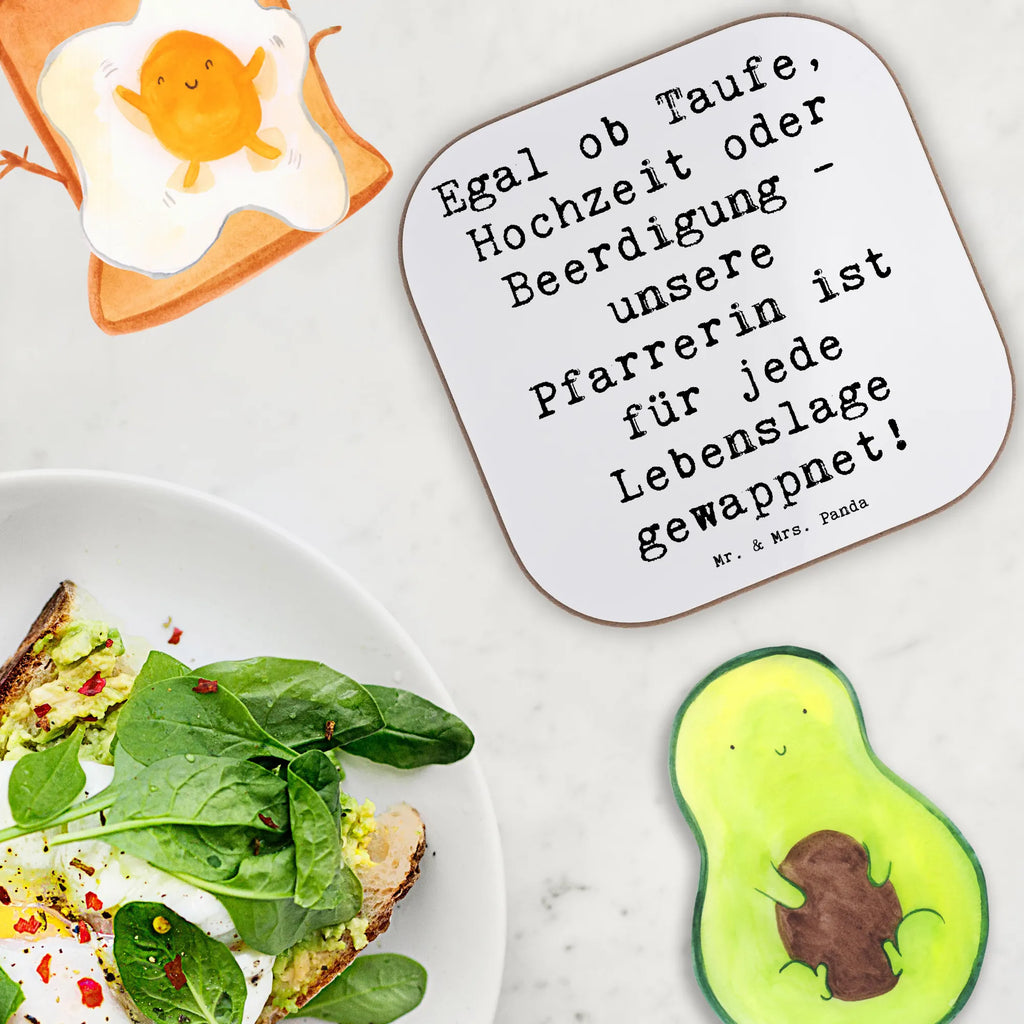 Square coaster Saying Egal ob Taufe, Hochzeit oder Beerdigung - unsere Pfarrerin ist für jede Lebenslage gewappnet! Untersetzer Holz, Untersetzer aus Holz, Untersetzer Design, Korkuntersetzer, Untersetzer für Gläser, Bierdeckel, Getränkeuntersetzer, Glasuntersetzer, Holzuntersetzer, Untersetzer Gläser, Tassen Untersetzer, Untersetzer, Beruf, Ausbildung, Jubiläum, Abschied, Rente, Kollege, Kollegin, Geschenk, Schenken, Arbeitskollege, Mitarbeiter, Firma, Danke, Dankeschön