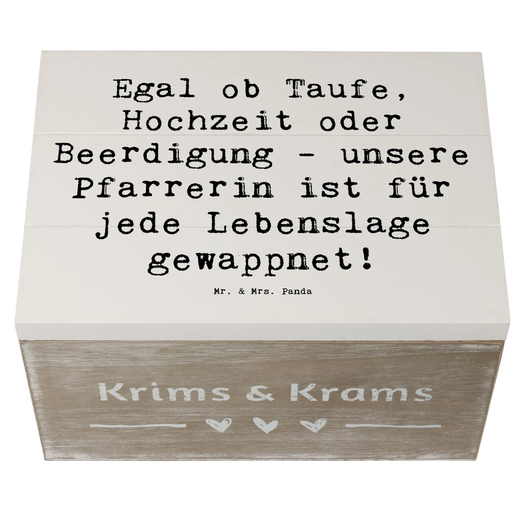 Holzkiste Spruch Pfarrerin Immer Da Schatulle, XXL, Dekokiste, Truhe, Erinnerungsbox, Schatzkiste, Erinnerungskiste, Geschenkbox, Aufbewahrungsbox, Holzkiste, Geschenkdose, Kiste, Beruf, Ausbildung, Jubiläum, Abschied, Rente, Kollege, Kollegin, Geschenk, Schenken, Arbeitskollege, Mitarbeiter, Firma, Danke, Dankeschön