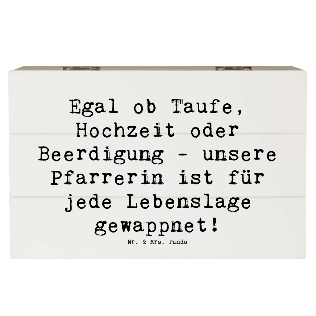 Holzkiste Spruch Pfarrerin Immer Da Schatulle, XXL, Dekokiste, Truhe, Erinnerungsbox, Schatzkiste, Erinnerungskiste, Geschenkbox, Aufbewahrungsbox, Holzkiste, Geschenkdose, Kiste, Beruf, Ausbildung, Jubiläum, Abschied, Rente, Kollege, Kollegin, Geschenk, Schenken, Arbeitskollege, Mitarbeiter, Firma, Danke, Dankeschön