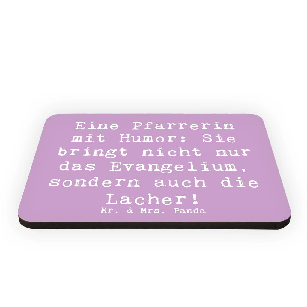 Magnet Saying Eine Pfarrerin mit Humor: Sie bringt nicht nur das Evangelium, sondern auch die Lacher! Kühlschrankmagnet, Motivmagnete, Dekomagnet, Whiteboard Magnet, Pinnwandmagnet, Notiz Magnet, Kühlschrank Dekoration, Souvenir Magnet, Beruf, Ausbildung, Jubiläum, Abschied, Rente, Kollege, Kollegin, Geschenk, Schenken, Arbeitskollege, Mitarbeiter, Firma, Danke, Dankeschön