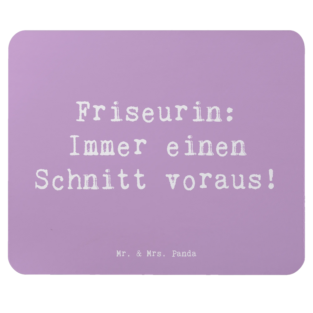 Mouse mat Saying Friseurin: Immer einen Schnitt voraus! PC Zubehör, Einzigartiges Mauspad, Büroausstattung, Designer Mauspad, Mauspad, Mausunterlage, Computer zubehör, Mousepad, Arbeitszimmer, Mauspad Büro, Beruf, Ausbildung, Jubiläum, Abschied, Rente, Kollege, Kollegin, Geschenk, Schenken, Arbeitskollege, Mitarbeiter, Firma, Danke, Dankeschön