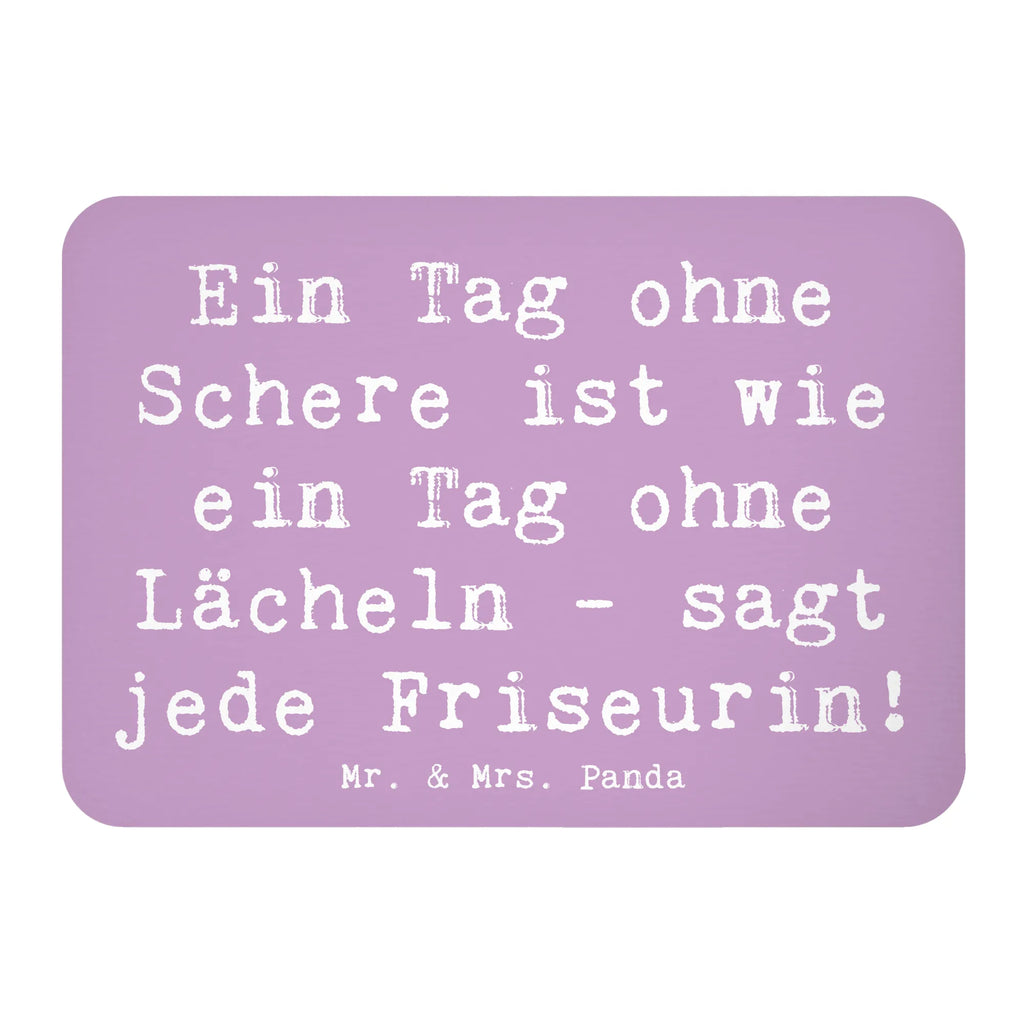 Magnet Saying Ein Tag ohne Schere ist wie ein Tag ohne Lächeln - sagt jede Friseurin! Motivmagnete, Kühlschrank Dekoration, Whiteboard Magnet, Souvenir Magnet, Kühlschrankmagnet, Dekomagnet, Pinnwandmagnet, Notiz Magnet, Beruf, Ausbildung, Jubiläum, Abschied, Rente, Kollege, Kollegin, Geschenk, Schenken, Arbeitskollege, Mitarbeiter, Firma, Danke, Dankeschön