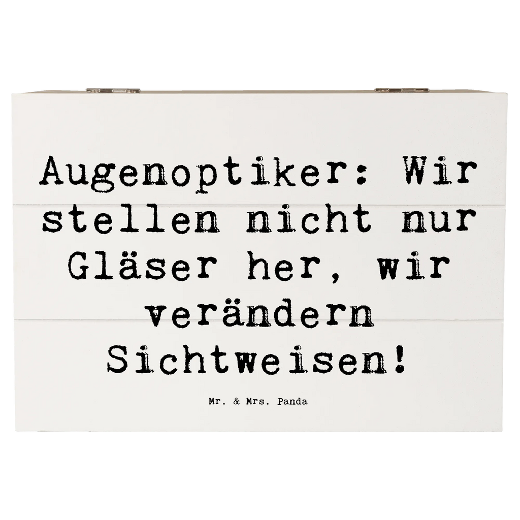Holzkiste Spruch Augenoptiker Sichtweise XXL, Aufbewahrungsbox, Geschenkdose, Holzkiste, Geschenkbox, Erinnerungsbox, Erinnerungskiste, Kiste, Dekokiste, Schatulle, Schatzkiste, Truhe, Beruf, Ausbildung, Jubiläum, Abschied, Rente, Kollege, Kollegin, Geschenk, Schenken, Arbeitskollege, Mitarbeiter, Firma, Danke, Dankeschön