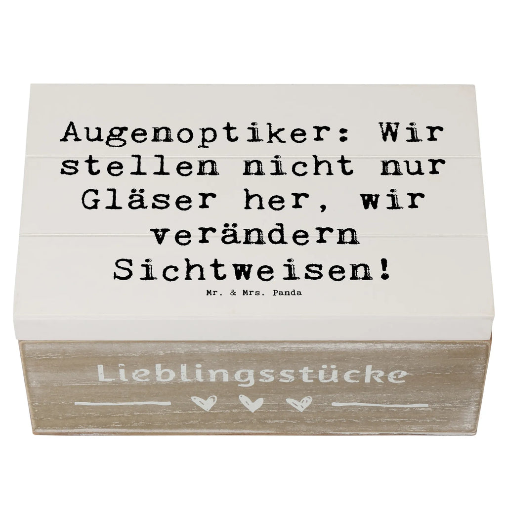 Holzkiste Spruch Augenoptiker Sichtweise XXL, Aufbewahrungsbox, Geschenkdose, Holzkiste, Geschenkbox, Erinnerungsbox, Erinnerungskiste, Kiste, Dekokiste, Schatulle, Schatzkiste, Truhe, Beruf, Ausbildung, Jubiläum, Abschied, Rente, Kollege, Kollegin, Geschenk, Schenken, Arbeitskollege, Mitarbeiter, Firma, Danke, Dankeschön