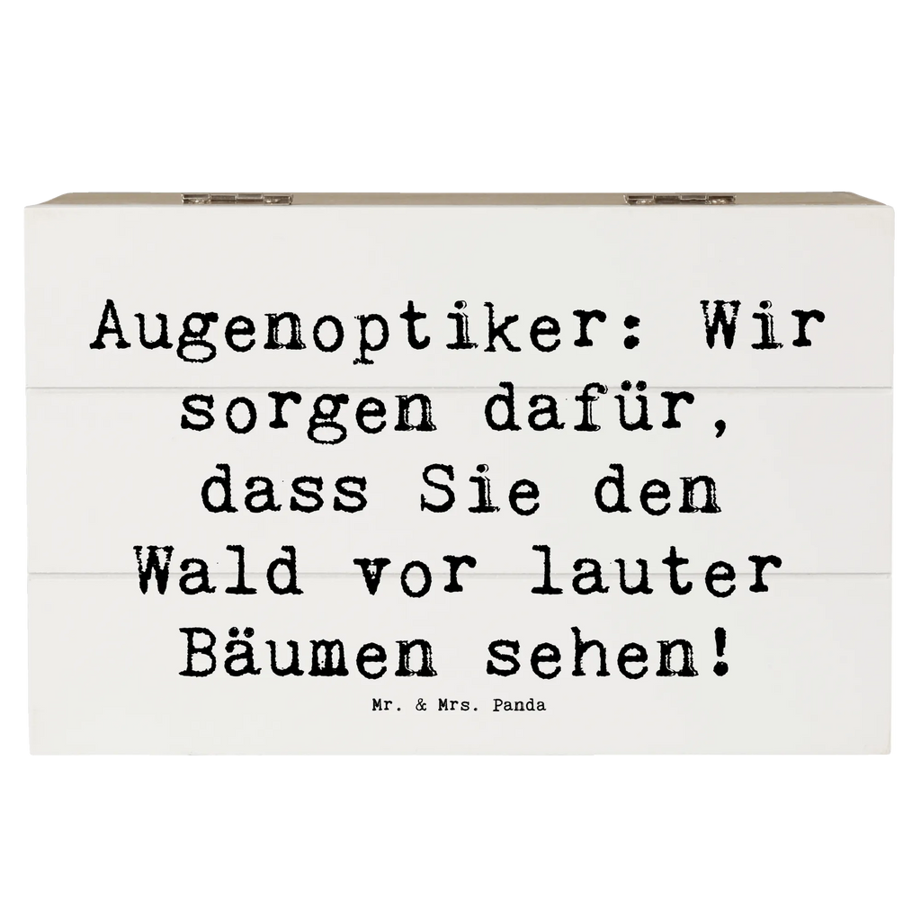 Holzkiste Spruch Augenoptiker Klarblick Aufbewahrungsbox, XXL, Geschenkbox, Truhe, Erinnerungsbox, Holzkiste, Schatzkiste, Geschenkdose, Kiste, Erinnerungskiste, Schatulle, Dekokiste, Beruf, Ausbildung, Jubiläum, Abschied, Rente, Kollege, Kollegin, Geschenk, Schenken, Arbeitskollege, Mitarbeiter, Firma, Danke, Dankeschön