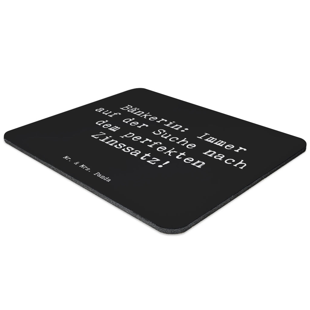 Mouse mat Saying Bänkerin: Immer auf der Suche nach dem perfekten Zinssatz! Mauspad Büro, Mausunterlage, Mousepad, Einzigartiges Mauspad, Designer Mauspad, Arbeitszimmer, Computer zubehör, PC Zubehör, Büroausstattung, Mauspad, Beruf, Ausbildung, Jubiläum, Abschied, Rente, Kollege, Kollegin, Geschenk, Schenken, Arbeitskollege, Mitarbeiter, Firma, Danke, Dankeschön