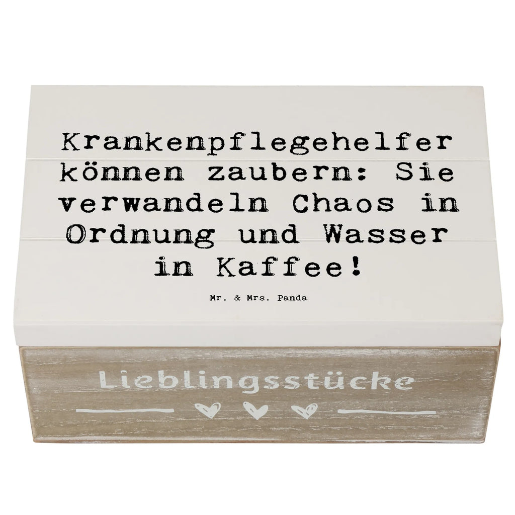 Holzkiste Spruch Krankenpflegehelfer Zauberer Schatzkiste, Geschenkdose, XXL, Aufbewahrungsbox, Holzkiste, Erinnerungsbox, Schatulle, Kiste, Dekokiste, Geschenkbox, Erinnerungskiste, Truhe, Beruf, Ausbildung, Jubiläum, Abschied, Rente, Kollege, Kollegin, Geschenk, Schenken, Arbeitskollege, Mitarbeiter, Firma, Danke, Dankeschön