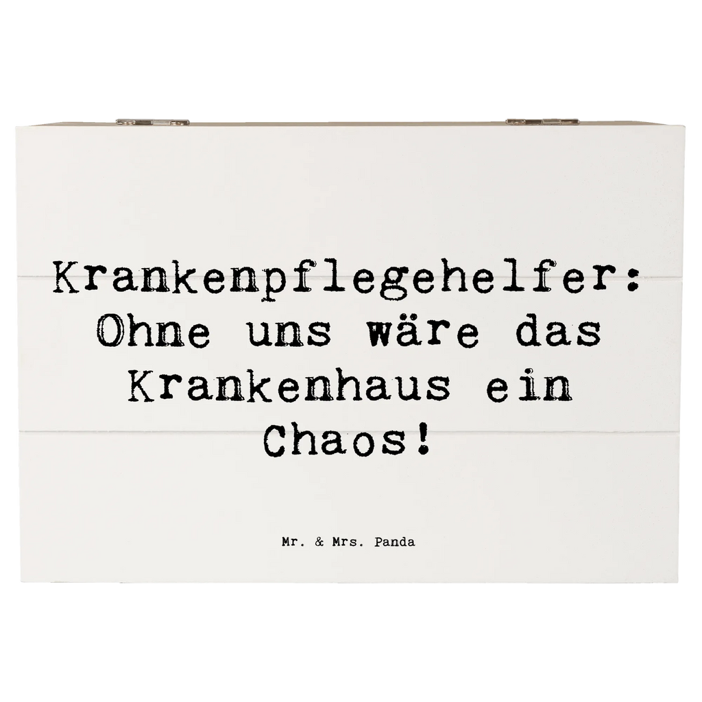 Holzkiste Spruch Krankenpflegehelfer Chaos Schatulle, Erinnerungsbox, Geschenkdose, Truhe, Dekokiste, Schatzkiste, XXL, Holzkiste, Geschenkbox, Kiste, Aufbewahrungsbox, Erinnerungskiste, Beruf, Ausbildung, Jubiläum, Abschied, Rente, Kollege, Kollegin, Geschenk, Schenken, Arbeitskollege, Mitarbeiter, Firma, Danke, Dankeschön