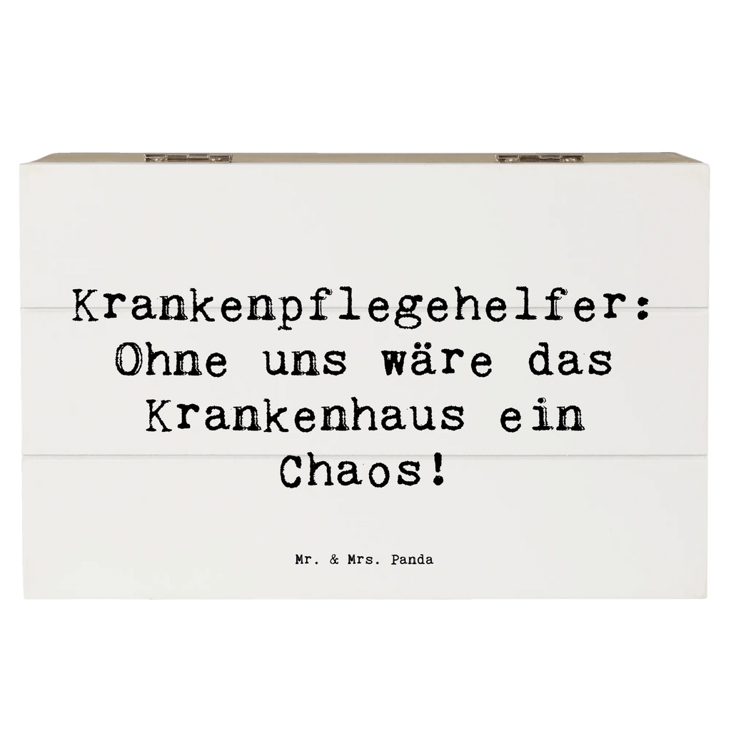 Holzkiste Spruch Krankenpflegehelfer Chaos Schatulle, Erinnerungsbox, Geschenkdose, Truhe, Dekokiste, Schatzkiste, XXL, Holzkiste, Geschenkbox, Kiste, Aufbewahrungsbox, Erinnerungskiste, Beruf, Ausbildung, Jubiläum, Abschied, Rente, Kollege, Kollegin, Geschenk, Schenken, Arbeitskollege, Mitarbeiter, Firma, Danke, Dankeschön