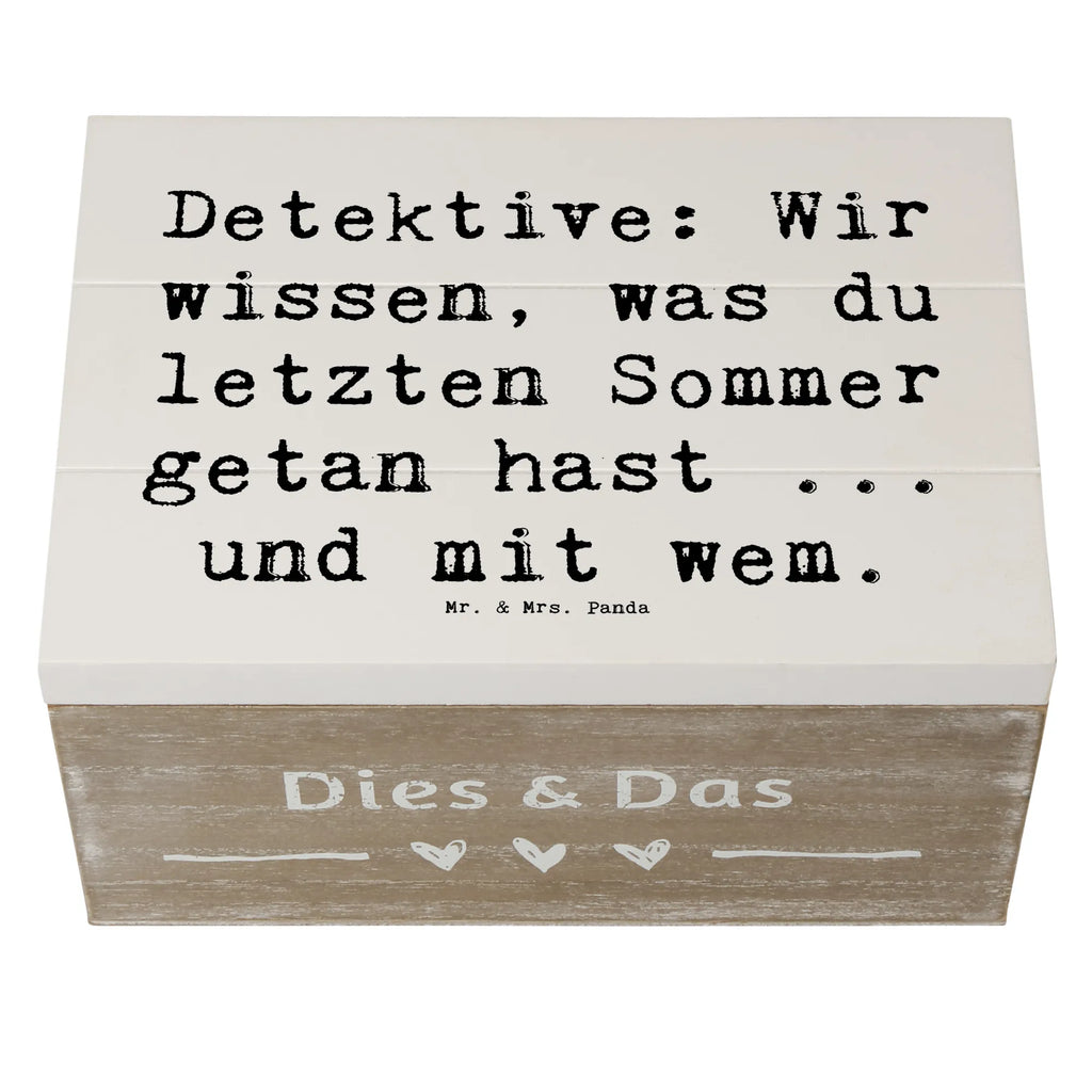 Holzkiste Spruch Detektiv Geheimnisse Erinnerungsbox, Aufbewahrungsbox, Truhe, Geschenkbox, XXL, Dekokiste, Geschenkdose, Schatzkiste, Kiste, Erinnerungskiste, Holzkiste, Schatulle, Beruf, Ausbildung, Jubiläum, Abschied, Rente, Kollege, Kollegin, Geschenk, Schenken, Arbeitskollege, Mitarbeiter, Firma, Danke, Dankeschön