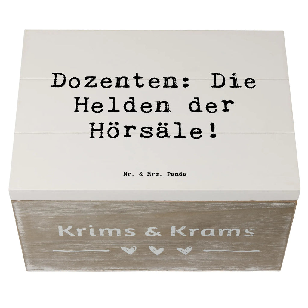 Holzkiste Spruch Dozenten Helden XXL, Geschenkdose, Truhe, Aufbewahrungsbox, Schatulle, Erinnerungsbox, Erinnerungskiste, Dekokiste, Holzkiste, Geschenkbox, Kiste, Schatzkiste, Beruf, Ausbildung, Jubiläum, Abschied, Rente, Kollege, Kollegin, Geschenk, Schenken, Arbeitskollege, Mitarbeiter, Firma, Danke, Dankeschön