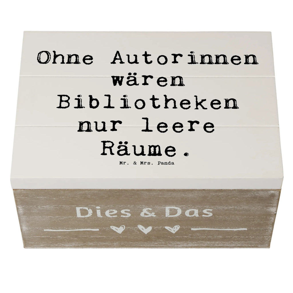 Wooden chest Saying Ohne Autorinnen wären Bibliotheken nur leere Räume. XXL, Erinnerungskiste, Geschenkdose, Truhe, Erinnerungsbox, Geschenkbox, Schatzkiste, Holzkiste, Dekokiste, Kiste, Schatulle, Aufbewahrungsbox, Beruf, Ausbildung, Jubiläum, Abschied, Rente, Kollege, Kollegin, Geschenk, Schenken, Arbeitskollege, Mitarbeiter, Firma, Danke, Dankeschön