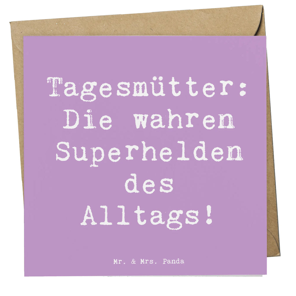 Deluxe Karte Spruch Tagesmutter Superheld Hochzeitskarte, Karte, Glückwunschkarte, Klappkarte, Einladungskarte, Hochwertige Grußkarte, Grußkarte, Hochwertige Klappkarte, Geburtstagskarte, Beruf, Ausbildung, Jubiläum, Abschied, Rente, Kollege, Kollegin, Geschenk, Schenken, Arbeitskollege, Mitarbeiter, Firma, Danke, Dankeschön