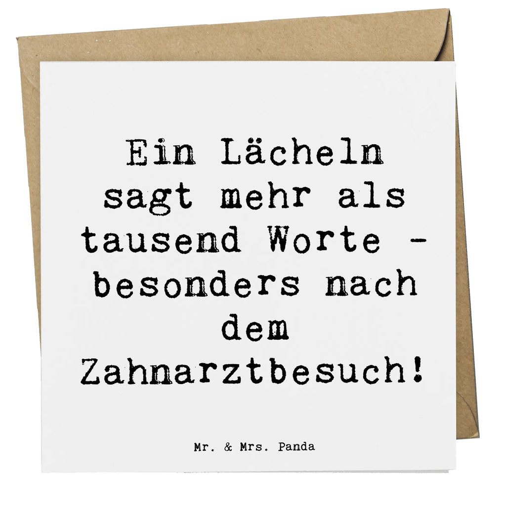 Deluxe Karte Spruch Zahnärztin Lächeln Einladungskarte, Geburtstagskarte, Klappkarte, Glückwunschkarte, Karte, Hochwertige Klappkarte, Hochzeitskarte, Grußkarte, Hochwertige Grußkarte, Beruf, Ausbildung, Jubiläum, Abschied, Rente, Kollege, Kollegin, Geschenk, Schenken, Arbeitskollege, Mitarbeiter, Firma, Danke, Dankeschön