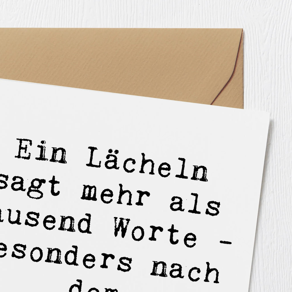 Deluxe Karte Spruch Zahnärztin Lächeln Einladungskarte, Geburtstagskarte, Klappkarte, Glückwunschkarte, Karte, Hochwertige Klappkarte, Hochzeitskarte, Grußkarte, Hochwertige Grußkarte, Beruf, Ausbildung, Jubiläum, Abschied, Rente, Kollege, Kollegin, Geschenk, Schenken, Arbeitskollege, Mitarbeiter, Firma, Danke, Dankeschön