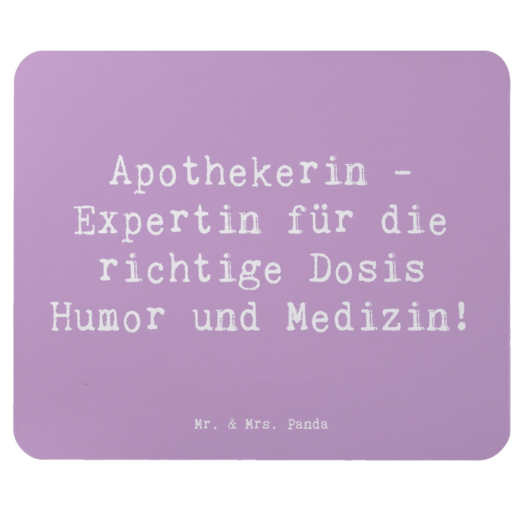 Mouse mat Saying Apothekerin - Expertin für die richtige Dosis Humor und Medizin! Mauspad Büro, Mauspad, Arbeitszimmer, Designer Mauspad, Computer zubehör, PC Zubehör, Einzigartiges Mauspad, Mausunterlage, Mousepad, Büroausstattung, Beruf, Ausbildung, Jubiläum, Abschied, Rente, Kollege, Kollegin, Geschenk, Schenken, Arbeitskollege, Mitarbeiter, Firma, Danke, Dankeschön