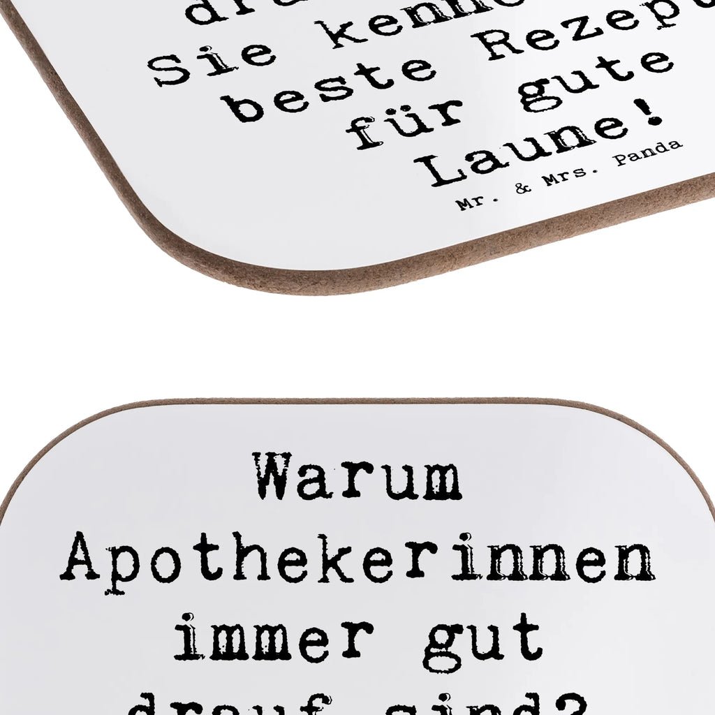Square coaster Saying Warum Apothekerinnen immer gut drauf sind? Sie kennen das beste Rezept für gute Laune! Untersetzer, Bierdeckel, Untersetzer Holz, Getränkeuntersetzer, Holzuntersetzer, Untersetzer Design, Glasuntersetzer, Untersetzer aus Holz, Korkuntersetzer, Untersetzer für Gläser, Untersetzer Gläser, Tassen Untersetzer, Beruf, Ausbildung, Jubiläum, Abschied, Rente, Kollege, Kollegin, Geschenk, Schenken, Arbeitskollege, Mitarbeiter, Firma, Danke, Dankeschön
