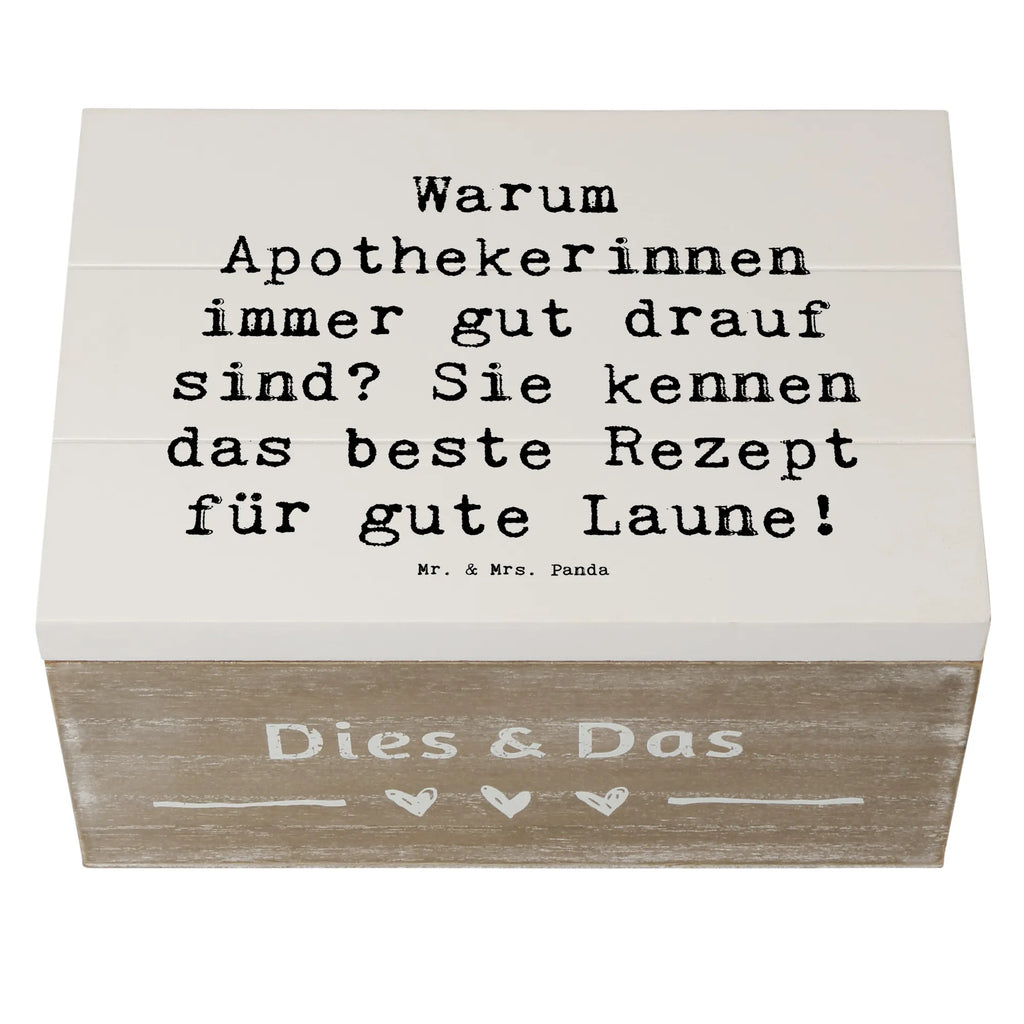 Holzkiste Spruch Glückliche Apothekerin Aufbewahrungsbox, Dekokiste, Kiste, Erinnerungskiste, Geschenkbox, Truhe, Schatzkiste, Holzkiste, Erinnerungsbox, Schatulle, XXL, Geschenkdose, Beruf, Ausbildung, Jubiläum, Abschied, Rente, Kollege, Kollegin, Geschenk, Schenken, Arbeitskollege, Mitarbeiter, Firma, Danke, Dankeschön