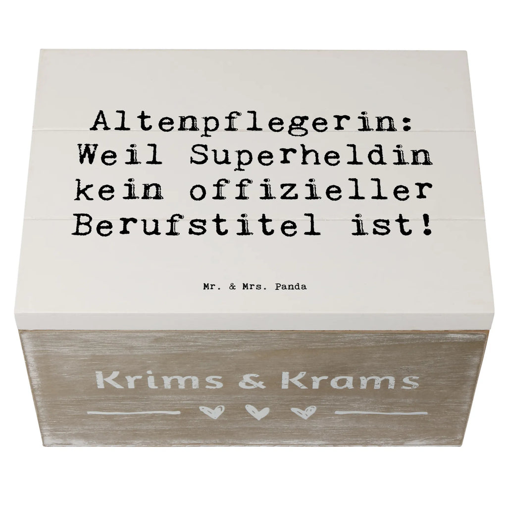 Holzkiste Spruch Altenpflegerin Superheld Schatzkiste, Truhe, XXL, Dekokiste, Erinnerungsbox, Erinnerungskiste, Schatulle, Holzkiste, Geschenkbox, Kiste, Geschenkdose, Aufbewahrungsbox, Beruf, Ausbildung, Jubiläum, Abschied, Rente, Kollege, Kollegin, Geschenk, Schenken, Arbeitskollege, Mitarbeiter, Firma, Danke, Dankeschön