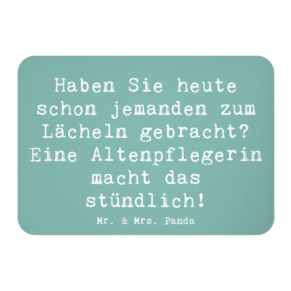 Magnet Spruch Altenpflegerin Lächeln Dekomagnet, Pinnwandmagnet, Notiz Magnet, Souvenir Magnet, Motivmagnete, Kühlschrank Dekoration, Kühlschrankmagnet, Whiteboard Magnet, Beruf, Ausbildung, Jubiläum, Abschied, Rente, Kollege, Kollegin, Geschenk, Schenken, Arbeitskollege, Mitarbeiter, Firma, Danke, Dankeschön