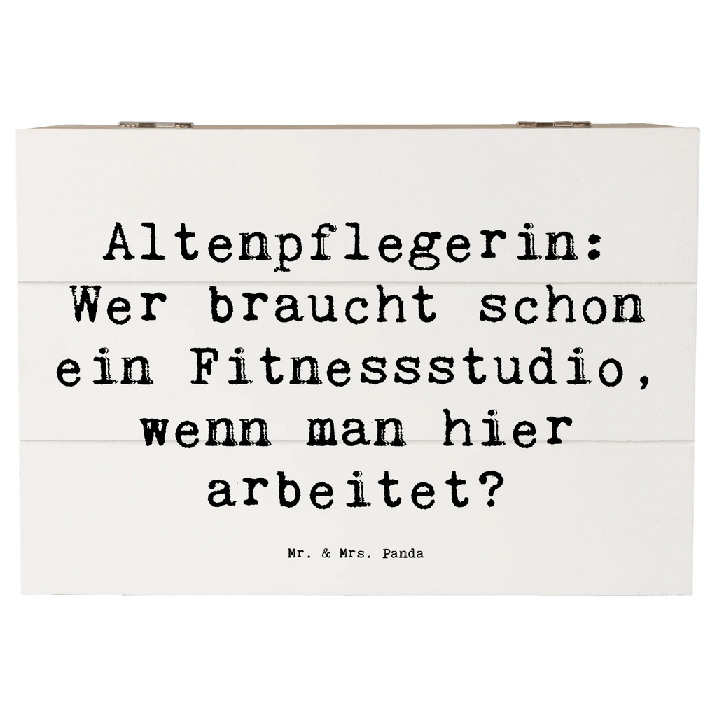 Holzkiste Spruch Altenpflegerin Fitness Kiste, Aufbewahrungsbox, Geschenkbox, Truhe, Geschenkdose, Schatulle, Erinnerungskiste, Holzkiste, XXL, Dekokiste, Schatzkiste, Erinnerungsbox, Beruf, Ausbildung, Jubiläum, Abschied, Rente, Kollege, Kollegin, Geschenk, Schenken, Arbeitskollege, Mitarbeiter, Firma, Danke, Dankeschön