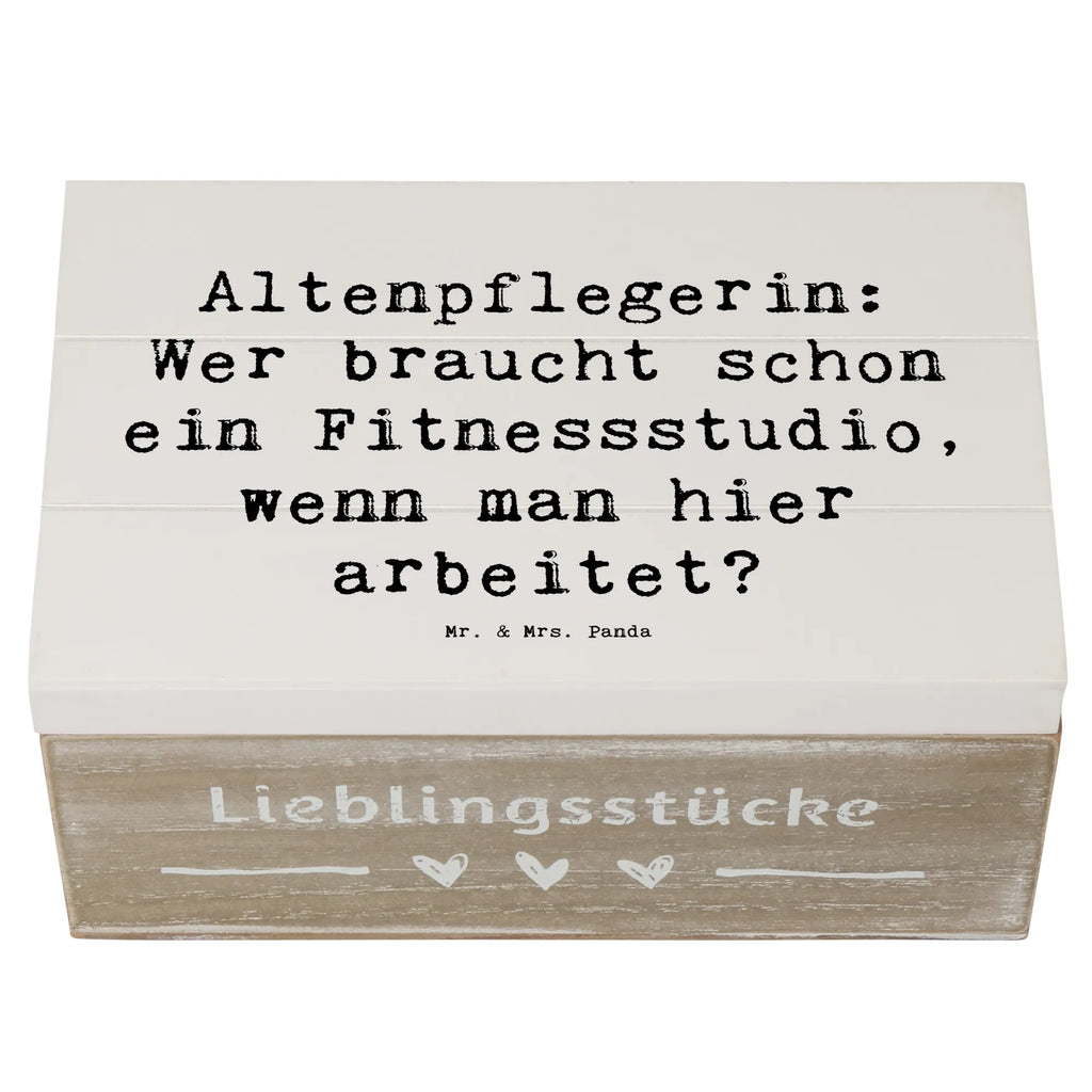 Holzkiste Spruch Altenpflegerin Fitness Kiste, Aufbewahrungsbox, Geschenkbox, Truhe, Geschenkdose, Schatulle, Erinnerungskiste, Holzkiste, XXL, Dekokiste, Schatzkiste, Erinnerungsbox, Beruf, Ausbildung, Jubiläum, Abschied, Rente, Kollege, Kollegin, Geschenk, Schenken, Arbeitskollege, Mitarbeiter, Firma, Danke, Dankeschön