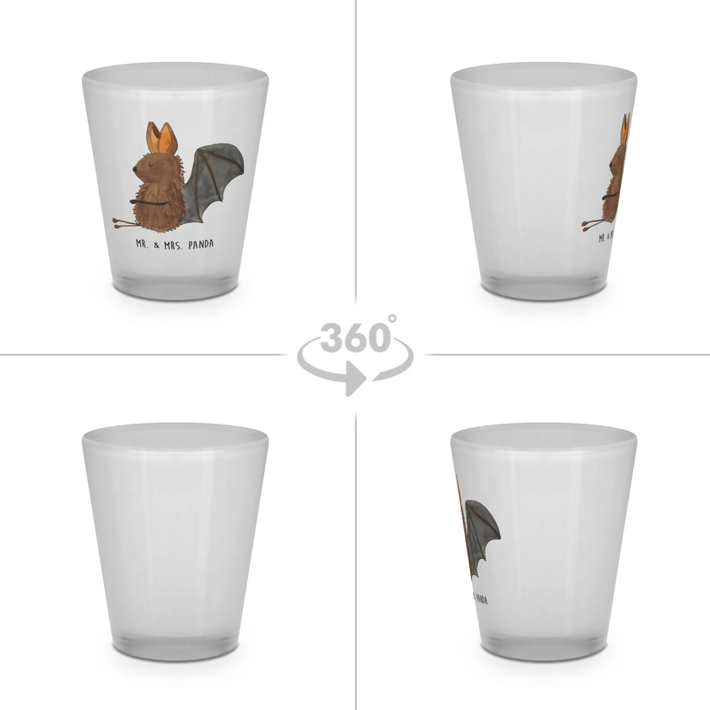 Shot glass bat Sit small animals, cute, funny, cute animal motives, hand drawn, small world, funny sayings, good mood, happy, gifts, gift ideas, special gifts, animal lover, card, relax, bats, motivation, bat