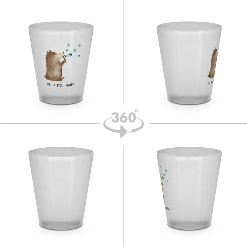 Schnapsglas Bär Seifenblasen Shot Glas, Kurzen Glas, Schnapsgläser, Likörglas, Lustige Schnapsgläser, Shotglas, Likörgläser, Ausgefallene Schnapsgläser, Shotgläser, Schnapsglas, Kurze Gläser, Likör Gläser, Stamperl, Likör Glas, Bär, Teddy, Teddybär, Seifenblasen Bär Lustig Sein Glücklich Traurig Happy
