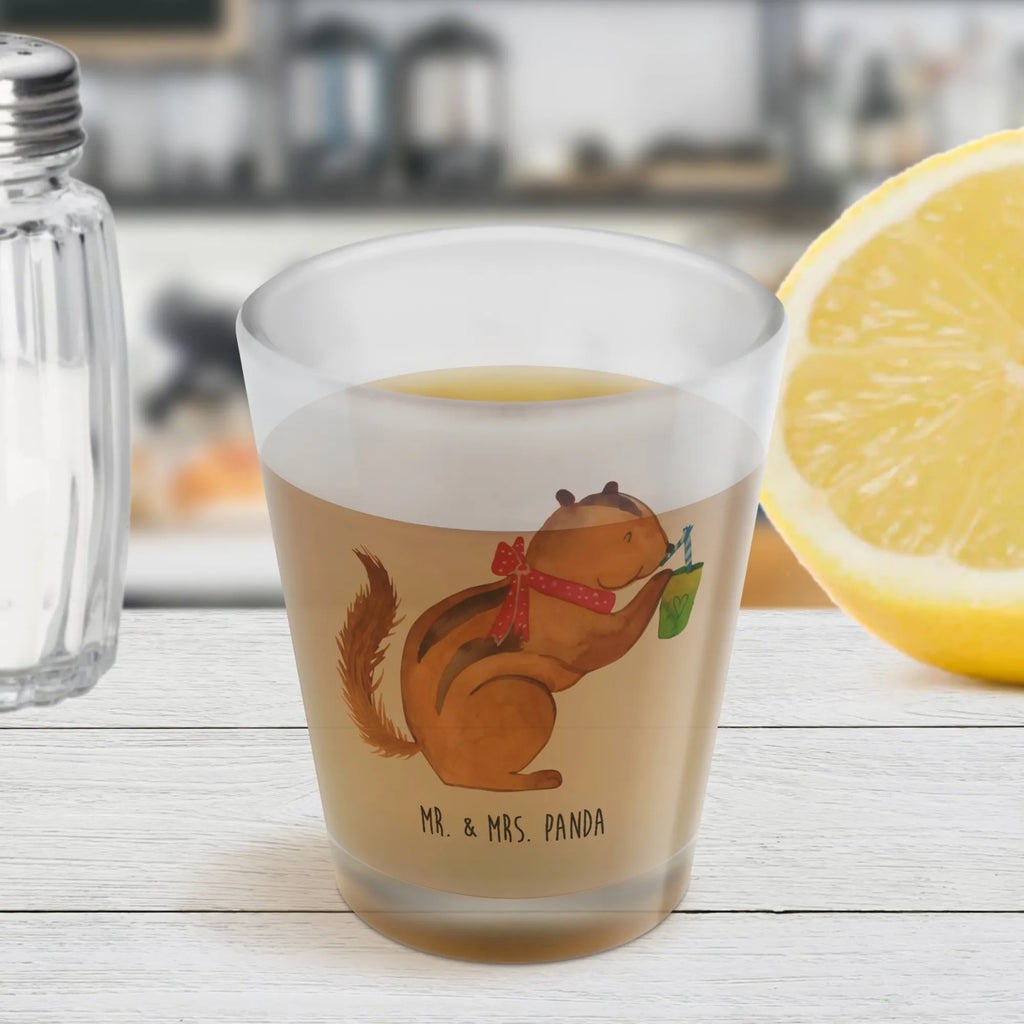 Shot glass Squirrel smoothies small animals, cute, funny, cute animal motives, hand drawn, small world, funny sayings, good mood, happy, gifts, gift ideas, special gifts, animal lover, card, diet, weight loss, chipmunks, Green smoothies, squirrels