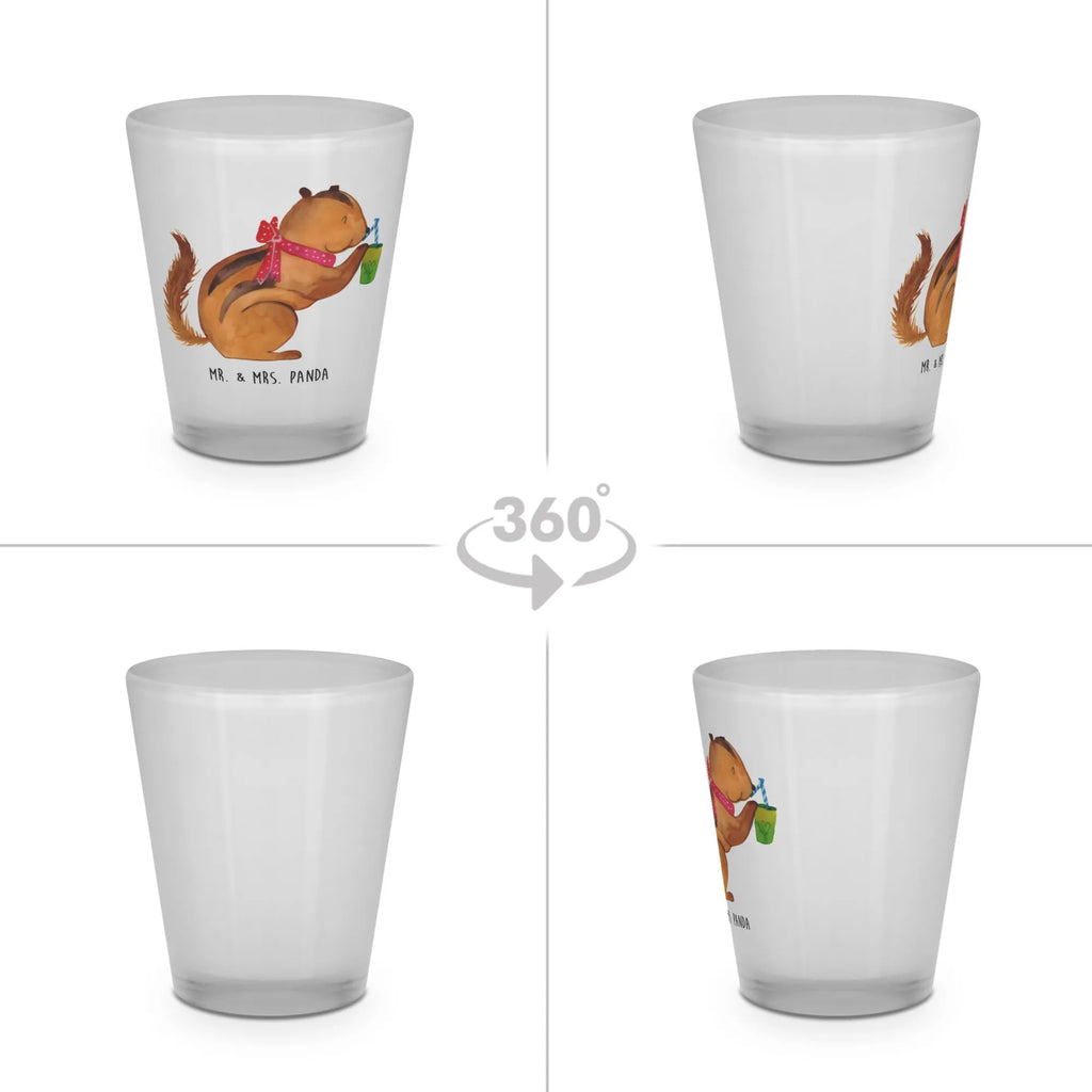 Shot glass Squirrel smoothies small animals, cute, funny, cute animal motives, hand drawn, small world, funny sayings, good mood, happy, gifts, gift ideas, special gifts, animal lover, card, diet, weight loss, chipmunks, Green smoothies, squirrels