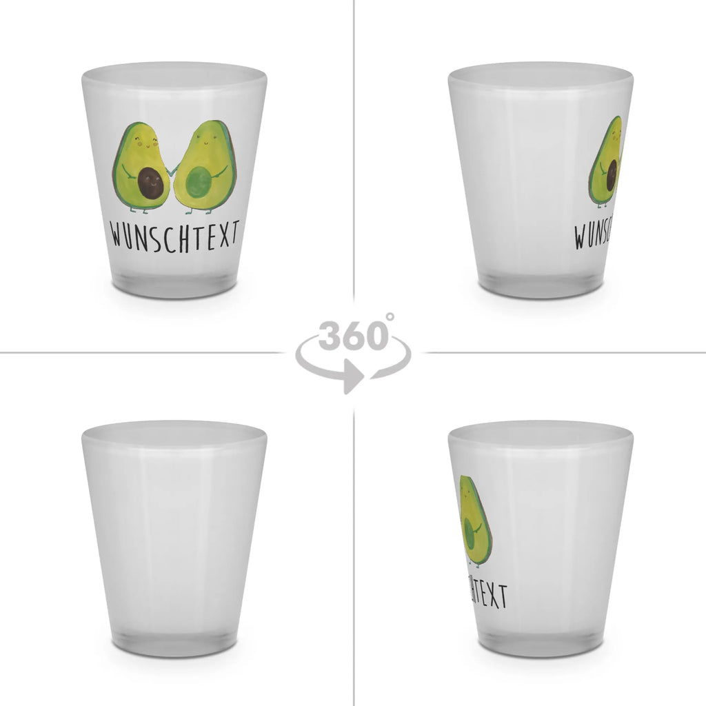 Personalised Shot Glass avocado pair avocado, vegetables, love, avocuddle, baby party, birth, family, pregnancy, baby shower, children, avocados, wedding